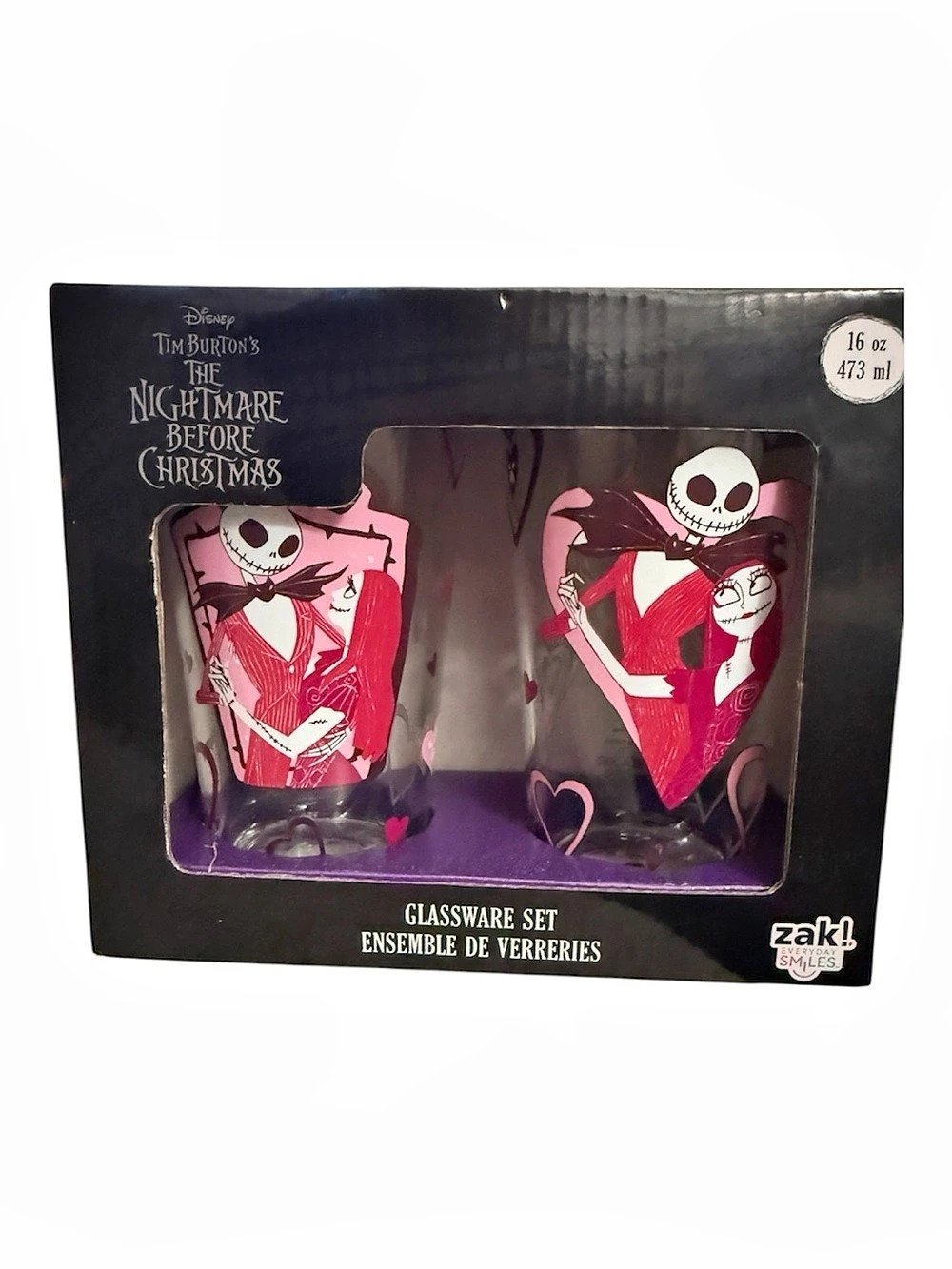 The Nightmare Before Glassware Set NIB